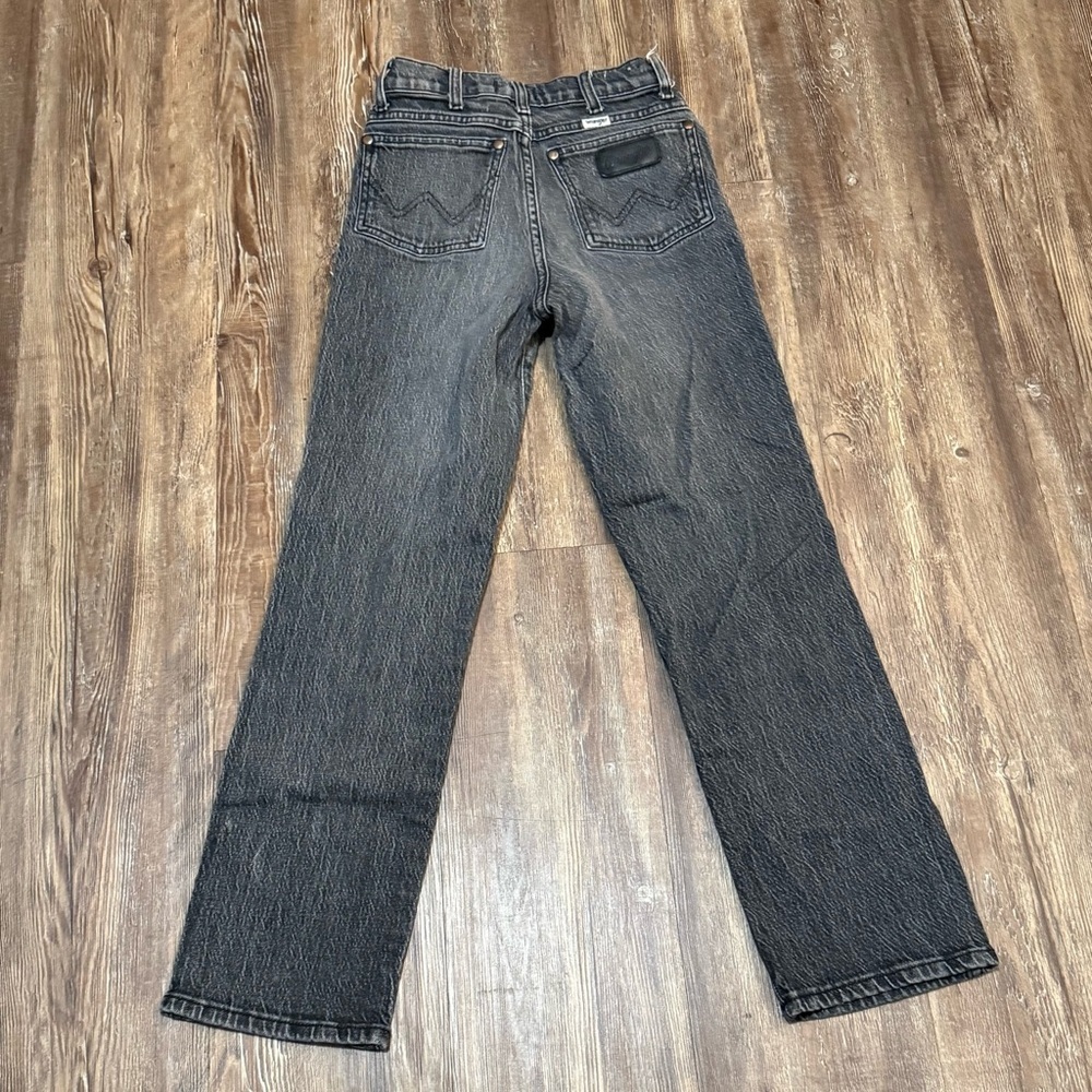 Wrangler Wild West 603 Jeans Women's 25 High Rise Straight Leg Cropped Denim - Picture 7 of 7